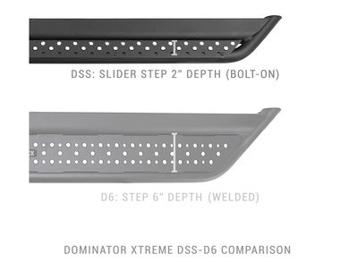 Go Rhino Dominator DSS Sliders DSS4927T | RealTruck