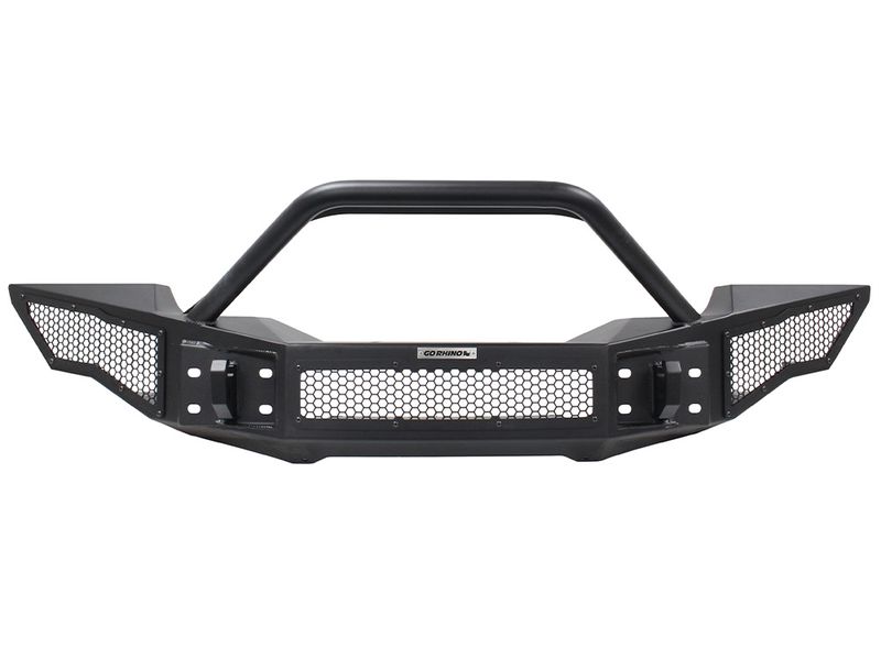 Go Rhino Rockline Front FullWidth PreRunner Winch Bumper RealTruck