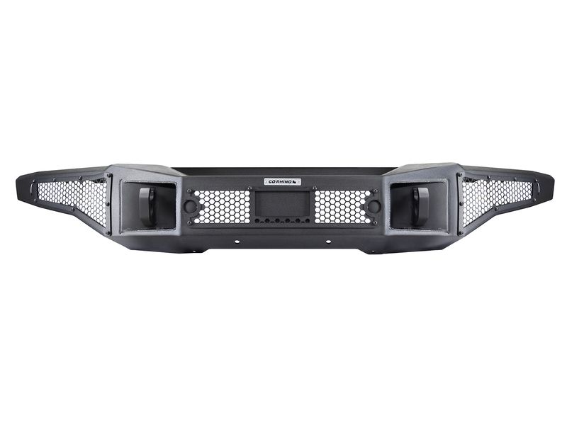 ロッキー Go Rhino Rockline Full-Width Front Winch Bumper 331400T | RealTruck