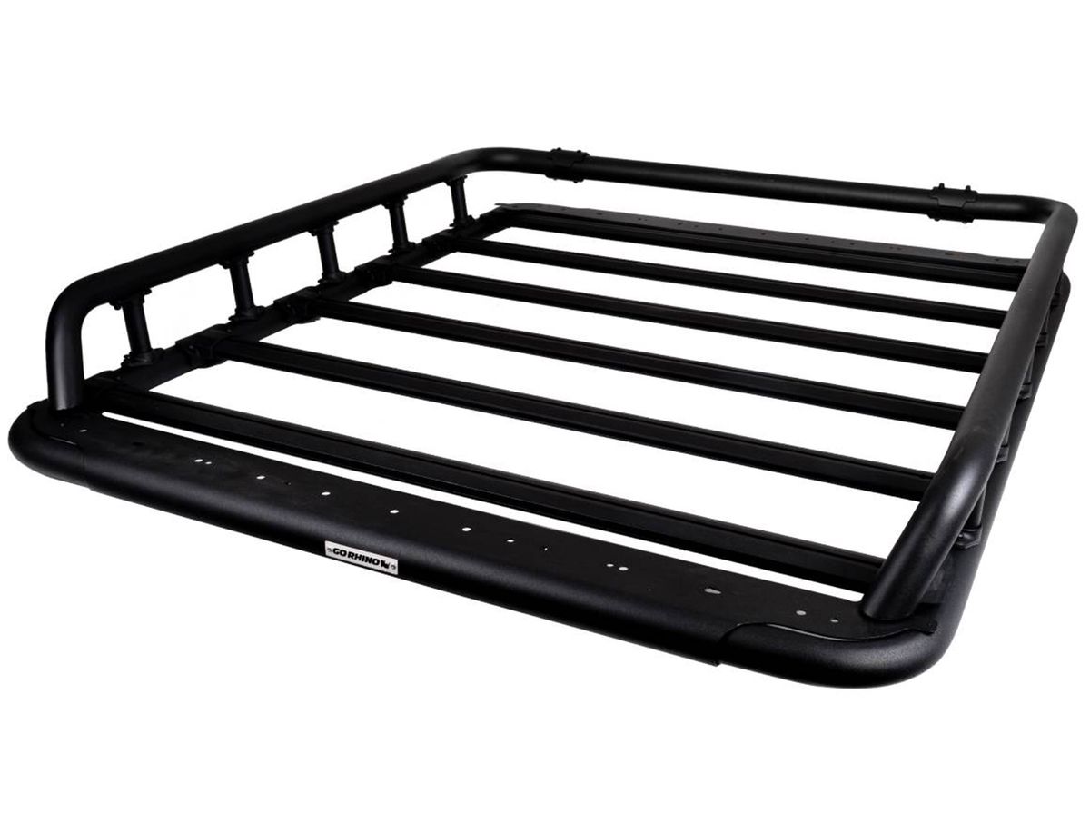 Go Rhino Back Rack Go Rhino SRM500 Roof Rack w/ Tri Rail Kit 5935362T | RealTruck