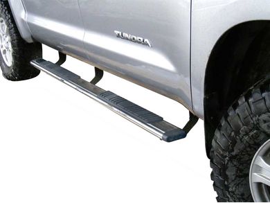 Go Rhino 5u0026quot; OE Xtreme Low Profile Stainless SideSteps 685449987PS |  RealTruck