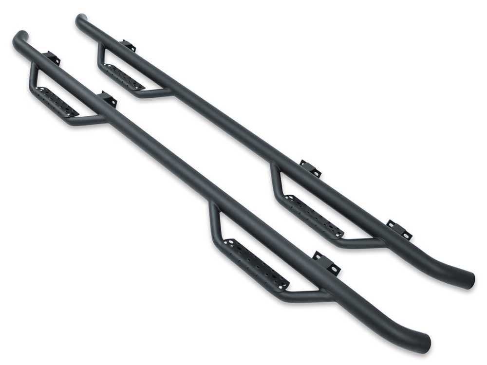 Go Rhino Dominator D2 Black Nerf Bars D24926T | RealTruck