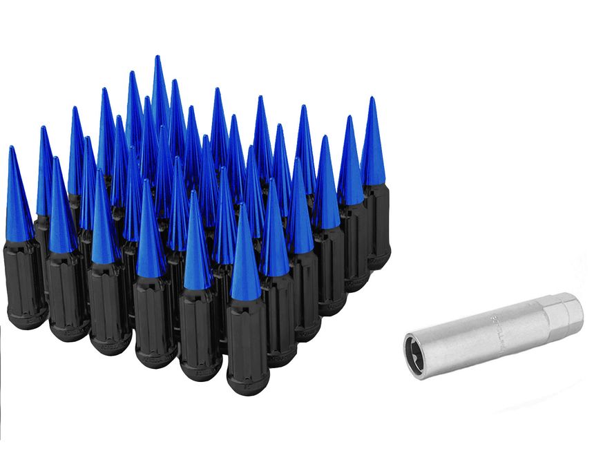 Gorilla Automotive Spiked Lug Nut Kit SPK814150BL RealTruck