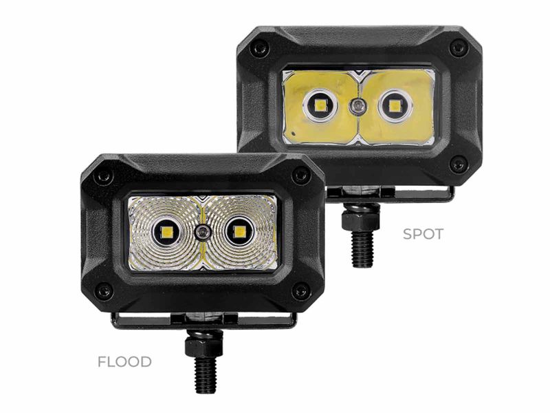 Go Rhino Xplor Bright Series 3x2 LED Lights RealTruck