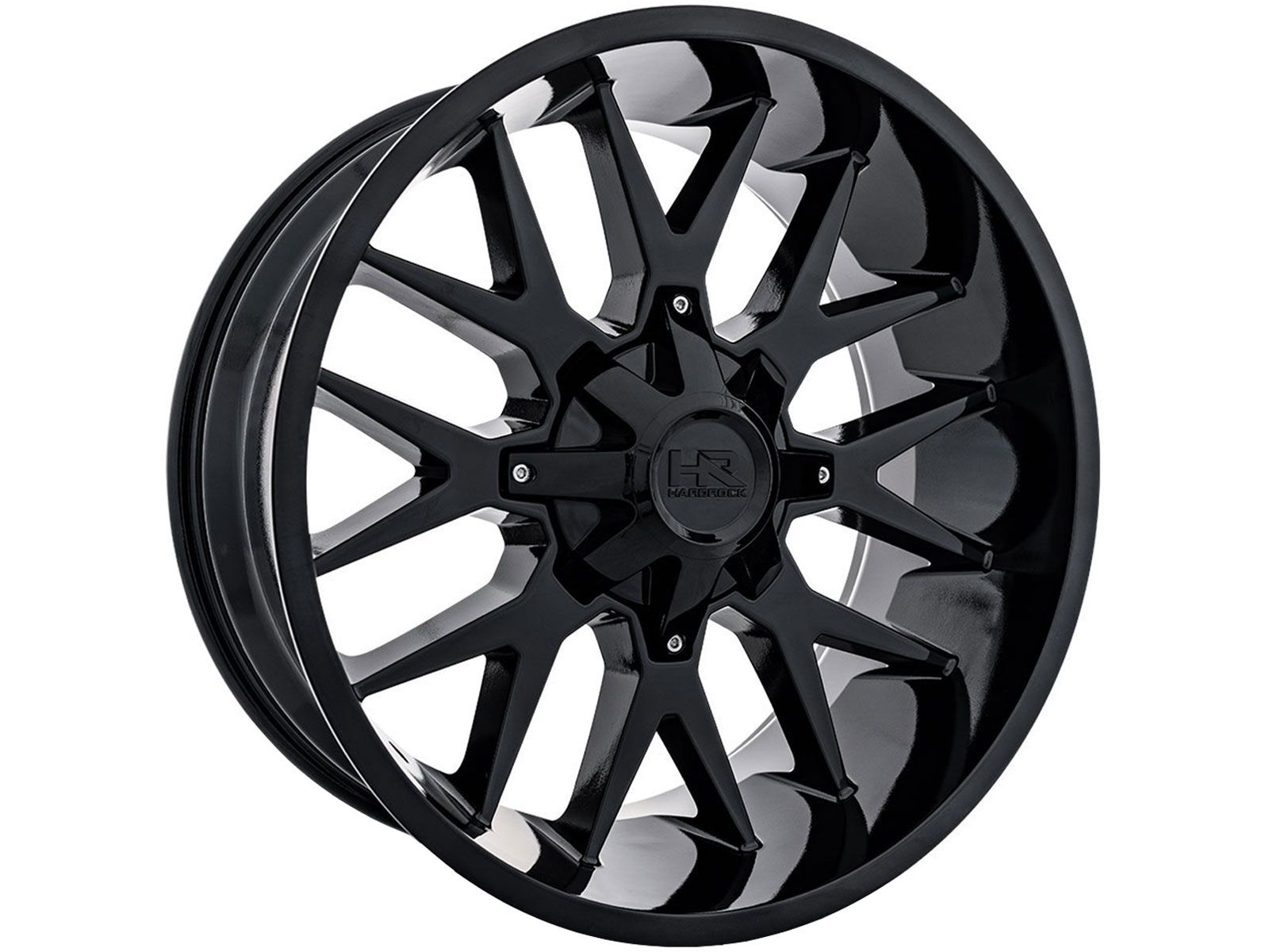 Hardrock Gloss Black Affliction Wheel H700-221037119GB | RealTruck