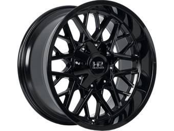 Hardrock Gloss Black Bomber Wheel