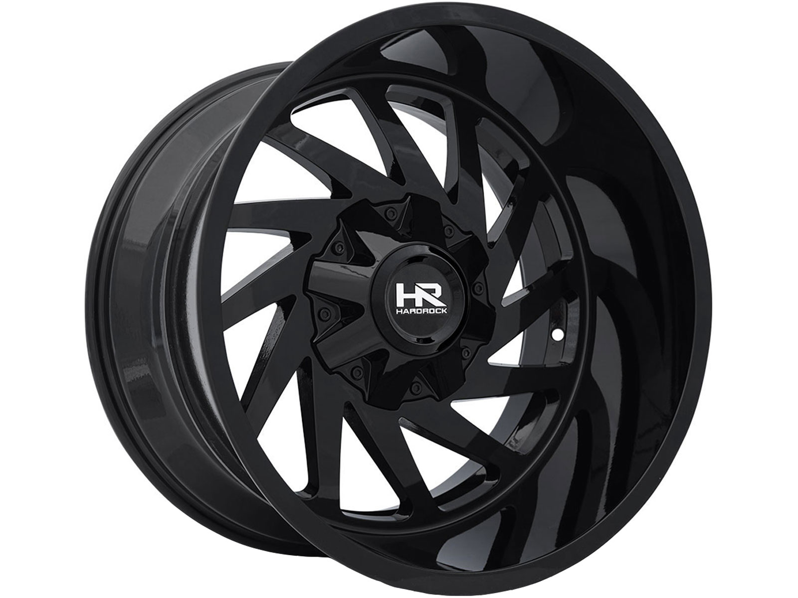 Hardrock Gloss Black Crusher Wheel