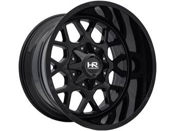 Hardrock Gloss Black Gunner Wheels