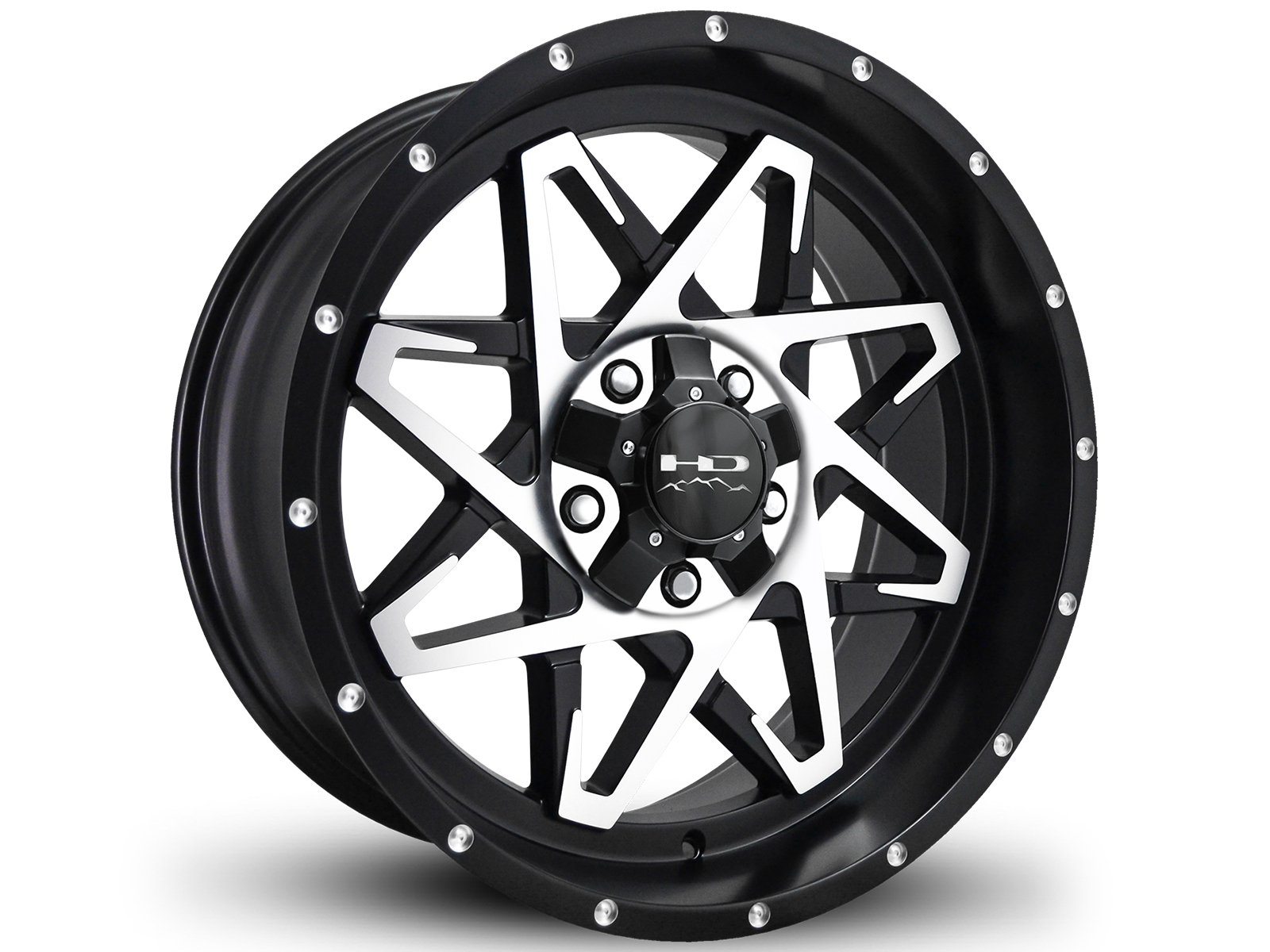 HD Off-Road Machined Matte Black Caliber Wheel CA2090560SBM 