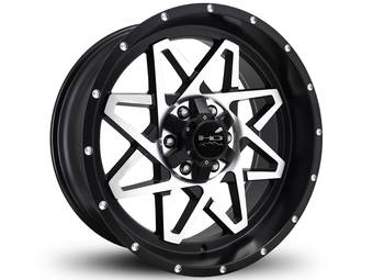 HD Off-Road Machined Matte Black Gridlock Wheels