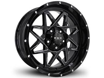 HD Off-Road Milled Gloss Black Caliber Wheels