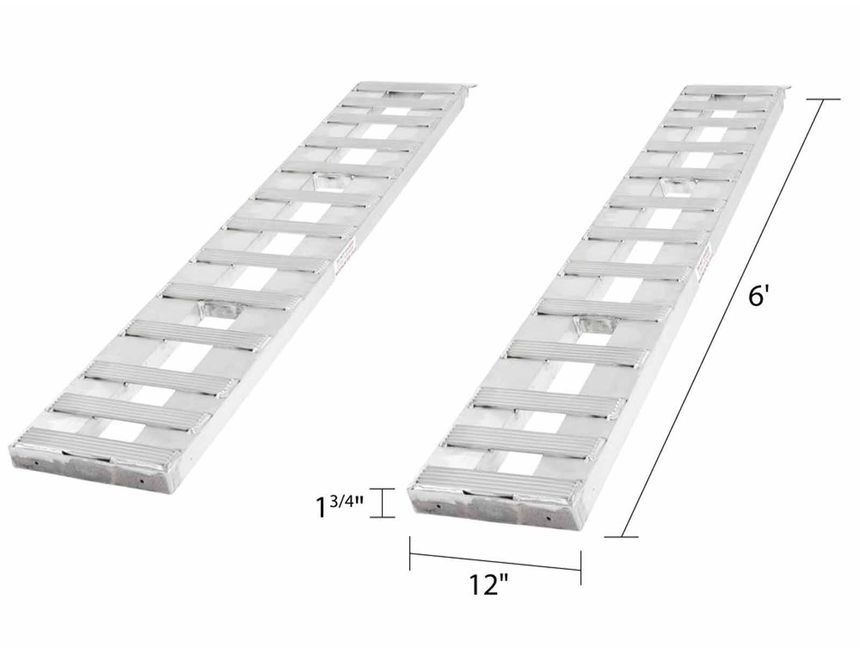HD Ramps Aluminum Car Trailer Ramps 0212072046S RealTruck