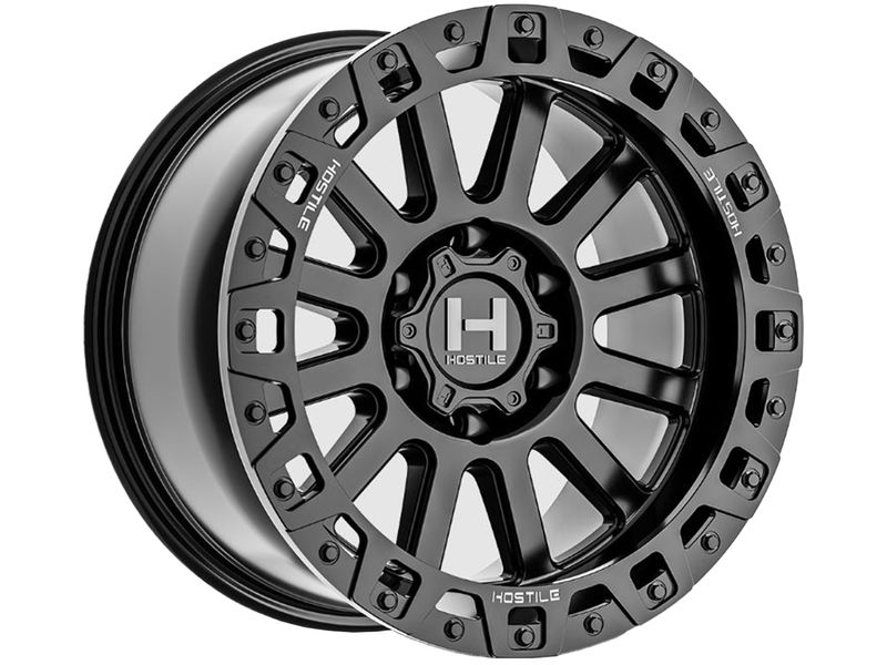 Hostile Matte Black Dominator Wheel H139-1890817055SA | RealTruck