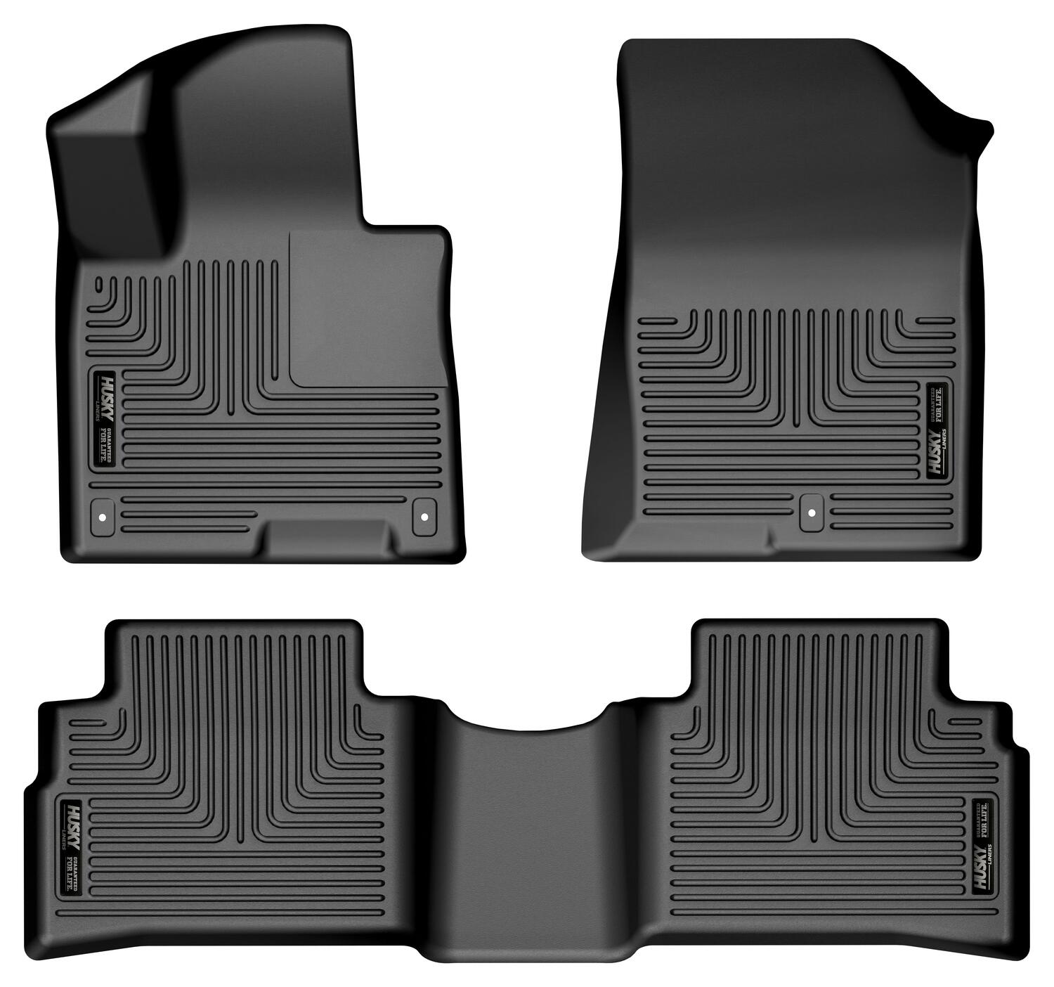 Husky Liners Classic Style 2nd Row Black Floor Liners | Toyota 4Runner (96-02) (65701) main image 1