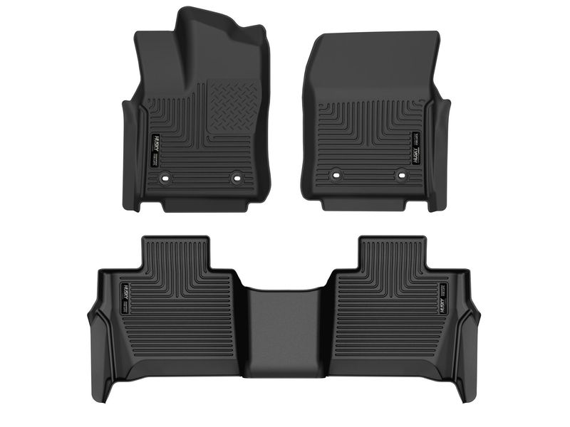 Husky Liners WeatherBeater Front & 2nd Row Combo Black Floor Liners | Toyota Camry (07-11) (98511) main image 1