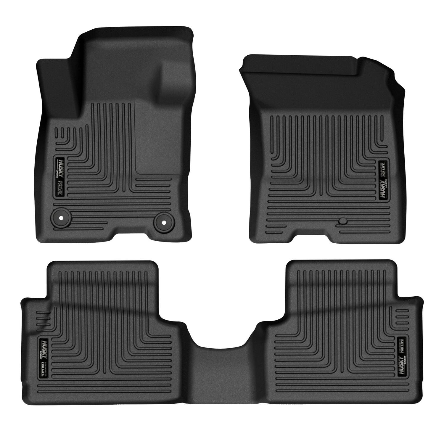 Husky Liners Classic Style 2nd Row Tan Floor Liners | Ford Excursion (00-05) (63903) main image 1