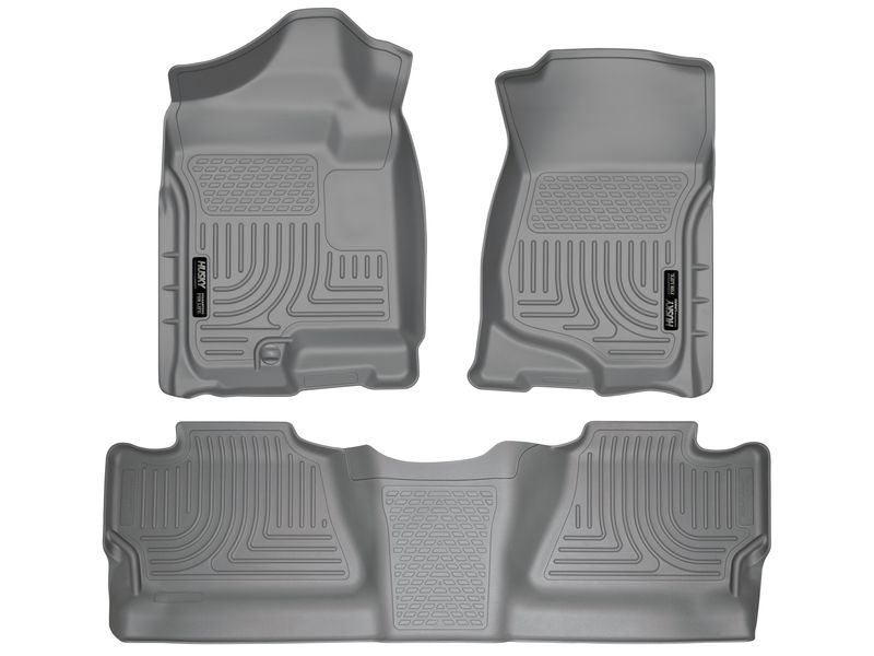 Husky Liners Weatherbeater Front & 2nd Seat Floor Liners Combo Gray | Honda Civic 2006-2011 (98412) main image 0
