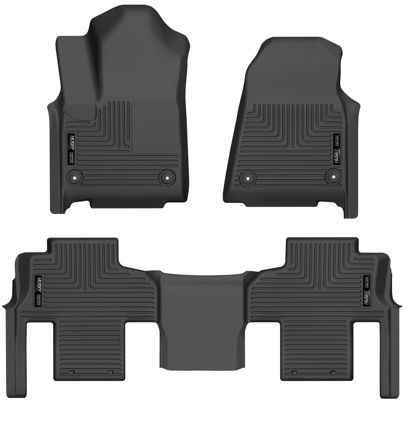 Husky Liners Weatherbeater Combo Front & 2nd Seat Black Floor Liners | Toyota Camry (12) (98901) main image 1