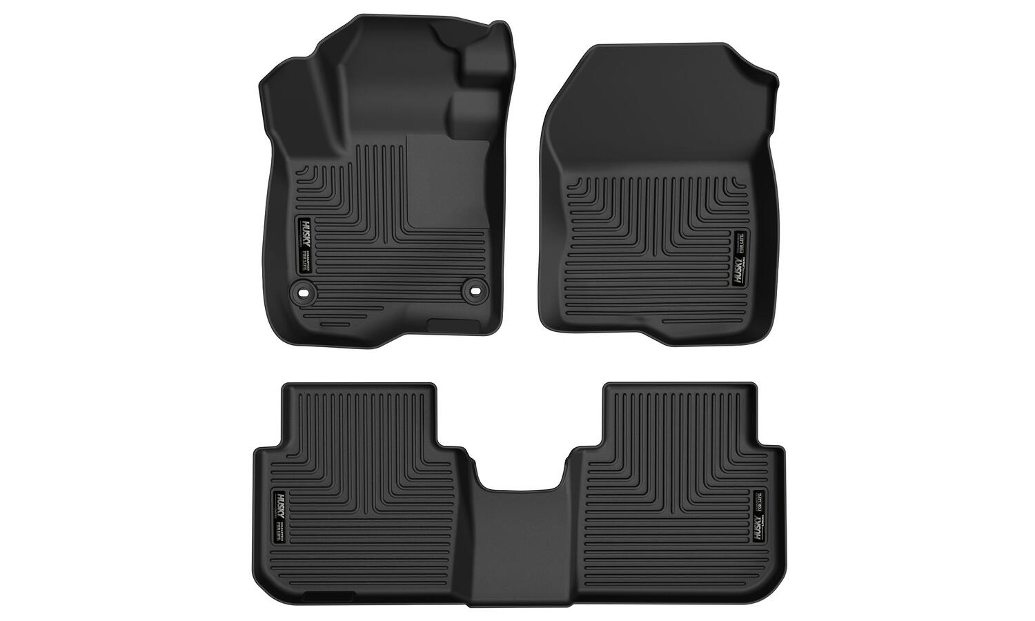 Husky Liners Classic Style 2nd Row Tan Floor Liners | Ford Excursion (00-05) (63903) main image 0