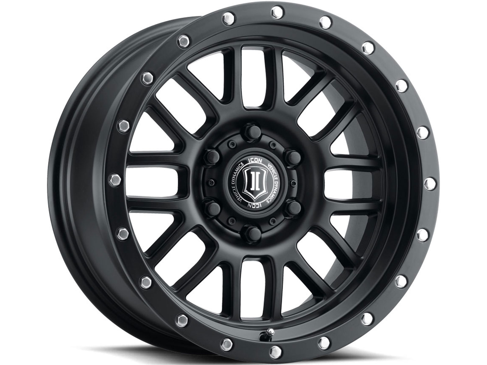 Icon Matte Black Alpha Wheels | RealTruck