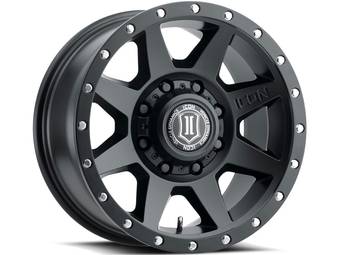 Icon Matte Black Rebound HD Wheels