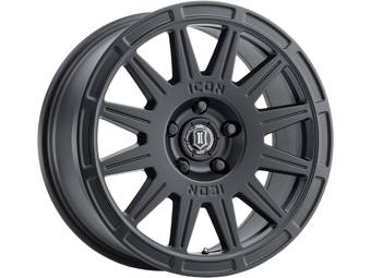 Icon Matte Black Ricochet Wheel