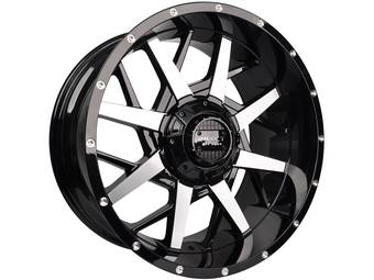 Impact Off-Road Machined Gloss Black 815 Wheels