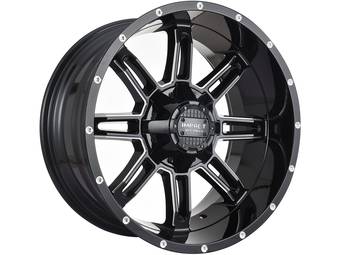 Impact Off-Road Milled Gloss Black 805 Wheels