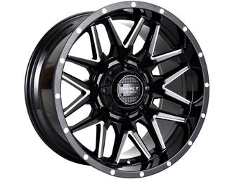 Impact Off-Road Milled Gloss Black 819 Wheels