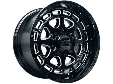 Impact Off-Road Milled Gloss Black 905 Wheels | RealTruck