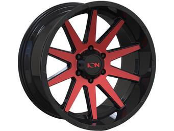 Ion Black & Red 143 Wheels