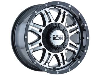 Ion Machined Gloss Black 186 Wheels