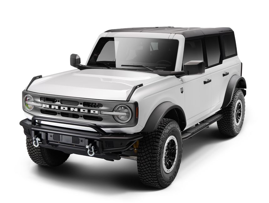 Ionic 4" Curved Black Nerf Bars 4015020 RealTruck