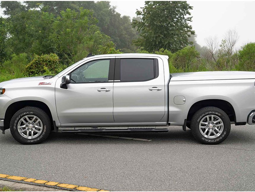 Ionic 5" Black Curved Nerf Bars 402119BP RealTruck