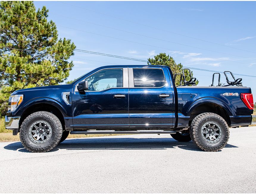 Ionic 5" Black Curved Nerf Bars 414309BP RealTruck