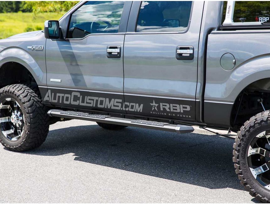 Iron Cross Patriot Black Running Boards IRC82931&IAT4066 RealTruck