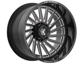 KG1 Forged Milled Gloss Black Boost Wheel