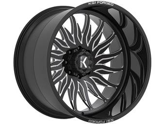 KG1 Forged Milled Gloss Black Phoenix Wheel