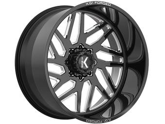 KG1 Forged Milled Gloss Black Yaz Wheel