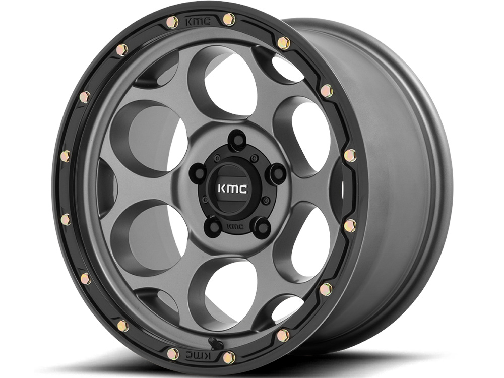 KMC Grey KM541 Dirty Harry Wheels | RealTruck