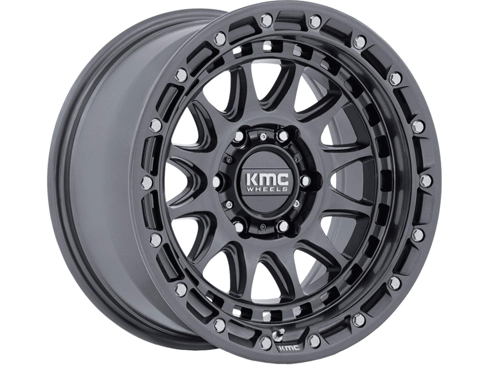 KMC Grey KM556 Crux Wheels | RealTruck