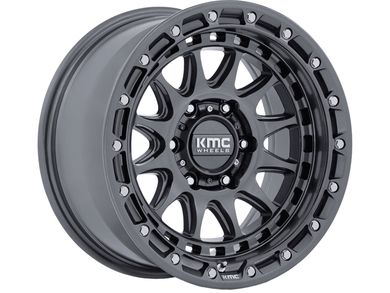 KMC Grey KM556 Crux Wheels | RealTruck