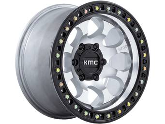 KMC Machined KM550 Riot SBL Wheel