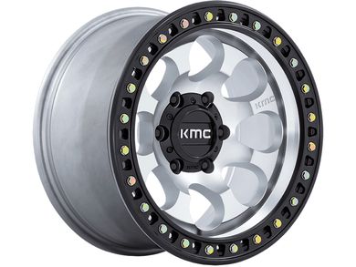KMC ホイール　km550 ジオランダー　5本セット KMC Machined KM550 Riot SBL Wheels | RealTruck