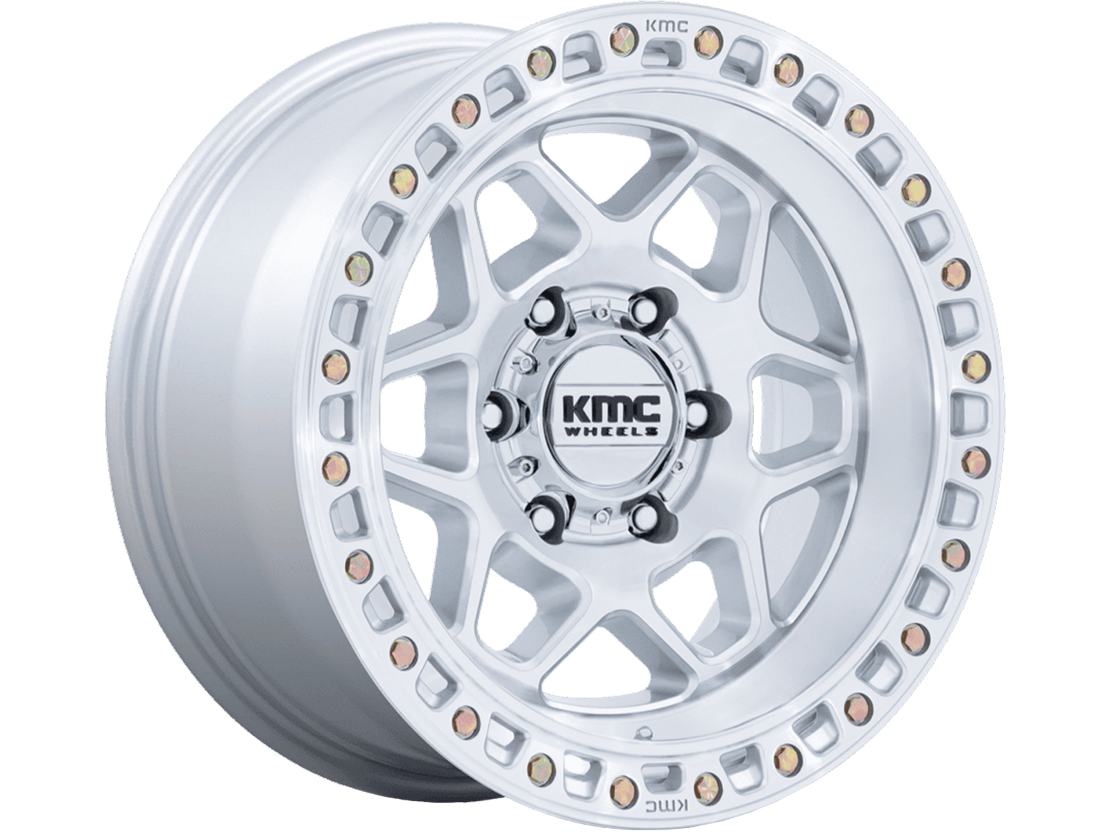 KMC Machined Silver KM553 Torx Wheels | RealTruck