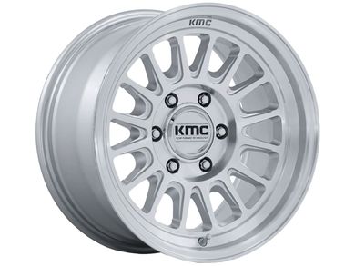 KMC Machined Silver KM733 Impact FFT Wheels | RealTruck KMC Machined Silver KM733 Impact FFT Wheels | RealTruck