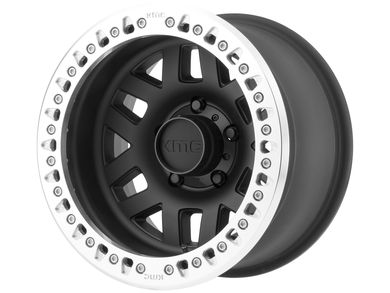 KMC KM229 ビードロックホイール　1本 KMC Matte Black KM229 Machete Crawl Beadlock Wheels | RealTruck