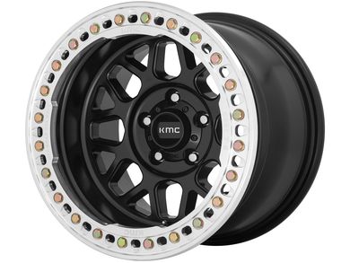 KMC Matte Black KM235 Grenade Crawl Beadlock Wheel KM23579050738N