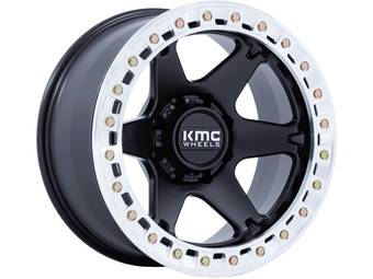 KMC Matte Black KM238 VI Beadlock Wheel