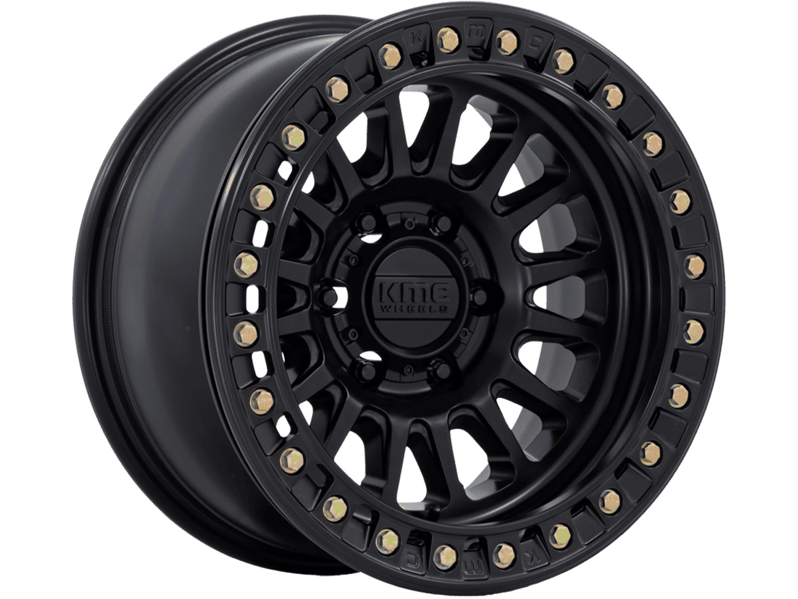 KMC Matte Black KM239 Impact Beadlock Wheels | RealTruck